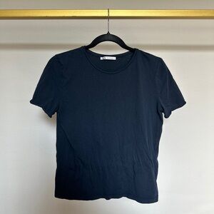 Zara T shirt Women’s Navy Blue